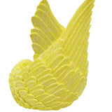 Yellow Angel Wings Keepsake Urn