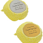 Yellow Angel Wings Keepsake Urn