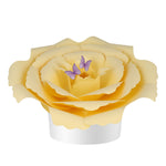 Golden Rose Peaceful Petal® Flower Water Burial Adult Urn - Purple Butterfly Option