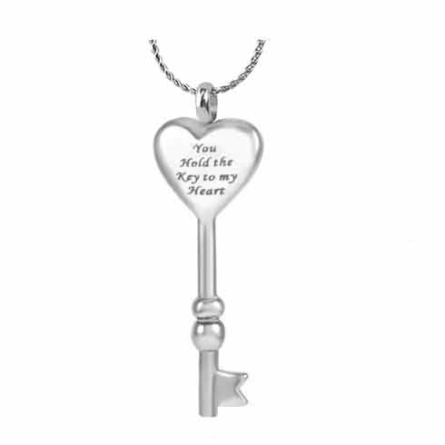 You Hold The Key To My Heart Ash Urn - Love Charms Option