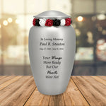 Your Wings Were Ready Pewter Adult Cremation Urn - Tribute Wreath™ - Pro Personalization - Burial Vault Option