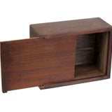Girl Floral Wood Urn